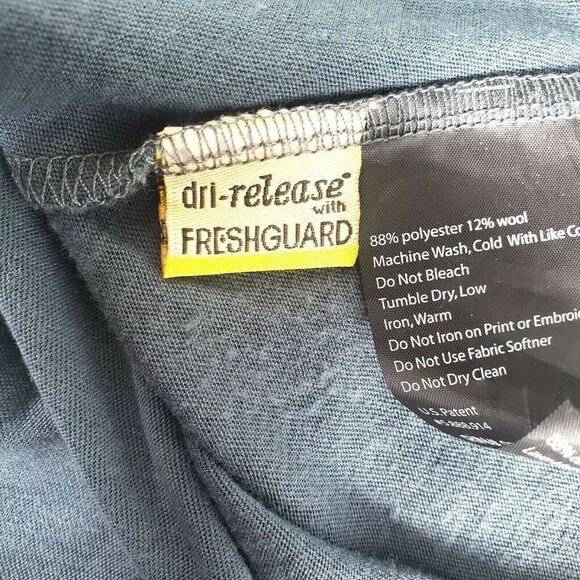 Outdoor Research Mens Base Layer Top Size Large 1/4 Zip Wool Blend Light Weight - Picture 9 of 12